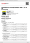 Digitální booklet (A4) Shostakovich: String Quartets Nos.4, 11 & 14