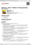Digitální booklet (A4) Debussy / Ravel / Webern: String Quartets