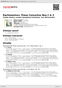 Digitální booklet (A4) Rachmaninov: Piano Concertos Nos.1 & 3