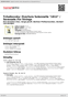 Digitální booklet (A4) Tchaikovsky: Overture Solennelle "1812" / Serenade For Strings
