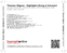 Zadní strana obalu CD Thomas: Mignon - Highlights [Sung in German]