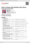 Digitální booklet (A4) Drew's Famous Kids Birthday Party Music