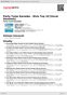 Digitální booklet (A4) Party Tyme Karaoke - Elvis Top 10 [Vocal Versions]
