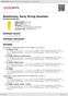 Digitální booklet (A4) Beethoven: Early String Quartets