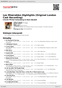 Digitální booklet (A4) Les Misérables Highlights (Original London Cast Recording)