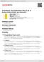 Digitální booklet (A4) Schubert: Symphonies Nos.3 & 4