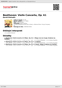 Digitální booklet (A4) Beethoven: Violin Concerto, Op. 61