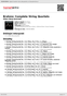 Digitální booklet (A4) Brahms: Complete String Quartets