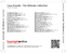 Zadní strana obalu CD Tose Proeski - The Ultimate Collection