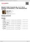 Digitální booklet (A4) Mozart: Violin Concerto No. 3, K. 216 & Sinfonia concertante, K. 364 (Remastered)