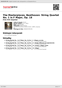 Digitální booklet (A4) The Masterpieces, Beethoven: String Quartet No. 1 in F Major, Op. 18
