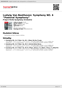 Digitální booklet (A4) Ludwig Van Beethoven: Symphony NO. 6 “Pastoral Symphony”