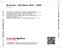 Zadní strana obalu CD Brian Eno - Film Music 1976 ~ 2020