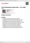 Digitální booklet (A4) The Philadelphia Experiment - Live 2009