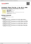 Digitální booklet (A4) Schubert: Piano Trio No. 1, Op. 99, D. 898