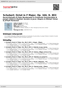 Digitální booklet (A4) Schubert: Octet in F Major, Op. 166, D. 803