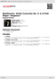 Digitální booklet (A4) Beethoven: Violin Concerto No. 5 in E-Flat Major "Emperor"