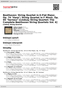 Digitální booklet (A4) Beethoven: String Quartet in E-Flat Major, Op. 74 "Harp"; String Quartet in F Minor, Op. 95 "Serioso" [Lindsay String Quartet: The Complete Beethoven String Quartets Vol. 6]