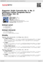 Digitální booklet (A4) Paganini: Violin Concerto No. 1; No. 2 [Anthony Collins Complete Decca Recordings, Vol. 5]