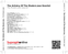 Zadní strana obalu CD The Artistry Of The Modern Jazz Quartet
