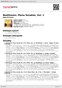 Digitální booklet (A4) Beethoven: Piano Sonatas, Vol. 1