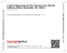 Zadní strana obalu CD I Left A Ring Around The Tub [Live On The Ed Sullivan Show, November 26, 1961]