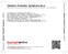 Zadní strana obalu CD Sibelius: Finlandia; Symphony No.2