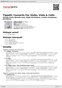 Digitální booklet (A4) Tippett: Concerto For Violin, Viola & Cello