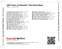 Zadní strana obalu CD 100 Years of Pasolini: The Early Days