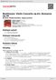 Digitální booklet (A4) Beethoven: Violin Concerto op.61; Romance op.40