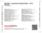 Zadní strana obalu CD BIG BOX - Legendare Original-Alben - Chris Roberts