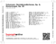 Zadní strana obalu CD Schumann: Davidsbundlertanze, Op. 6; Humoresque, Op. 20