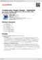 Digitální booklet (A4) Tchaikovsky: Eugen Onegin - Highlights