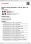 Digitální booklet (A4) Mozart: String Quartets K. 169, K. 464 & K. 589
