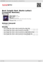 Digitální booklet (A4) Back Tonight (feat. Martin Luther) [Lovebirds Remixes]
