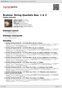 Digitální booklet (A4) Brahms: String Quartets Nos. 1 & 3