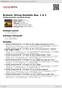 Digitální booklet (A4) Brahms: String Quintets Nos. 1 & 2
