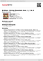 Digitální booklet (A4) Britten: String Quartets Nos. 1, 2 & 3