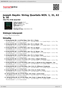 Digitální booklet (A4) Joseph Haydn: String Quartets NOS. 1, 31, 62 & 78