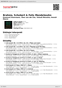 Digitální booklet (A4) Brahms, Schubert & Felix Mendelssohn