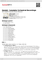 Digitální booklet (A4) Handel: Complete Orchestral Recordings