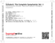 Zadní strana obalu CD Schubert: The Complete Symphonies Vol. 1
