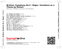 Zadní strana obalu CD Brahms: Symphony No.2 / Reger: Variations on a Theme by Mozart