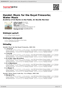 Digitální booklet (A4) Handel: Music for the Royal Fireworks; Water Music