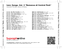 Zadní strana obalu CD Ives: Songs, Vol. 2 "Romanzo di Central Park"