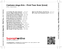 Zadní strana obalu CD Cantona sings Eric - First Tour Ever [Live]