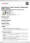Digitální booklet (A4) Mendelssohn: Violin Concerto; A Midsummer Night's Dream
