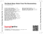 Zadní strana obalu CD The Beach Boys: Music From The Documentary