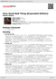 Digitální booklet (A4) Very Good Bad Thing [Expanded Edition]