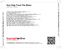 Zadní strana obalu CD One Step From The Blues